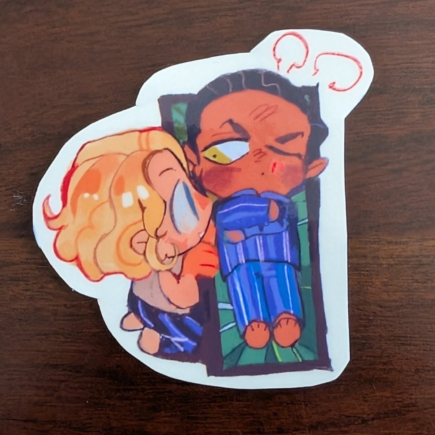 Loustat Grumpy Sticker