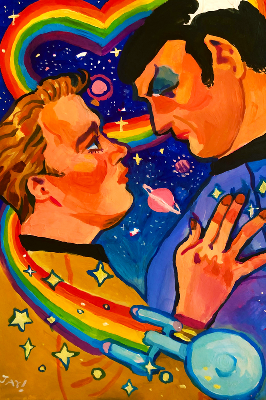 Spirk Postcard Print