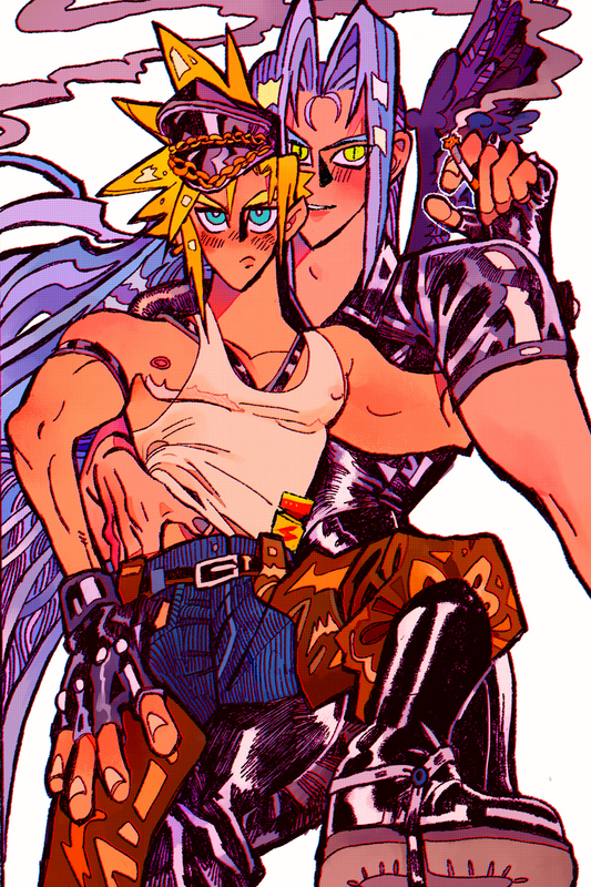 Leather Postcard Print