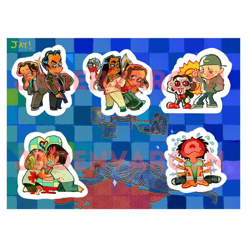 [PREORDER] Horror Sticker Sheet