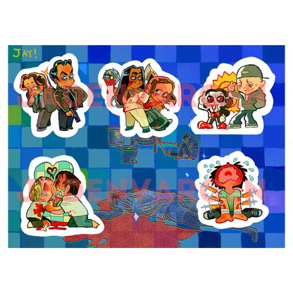 [PREORDER] Horror Sticker Sheet